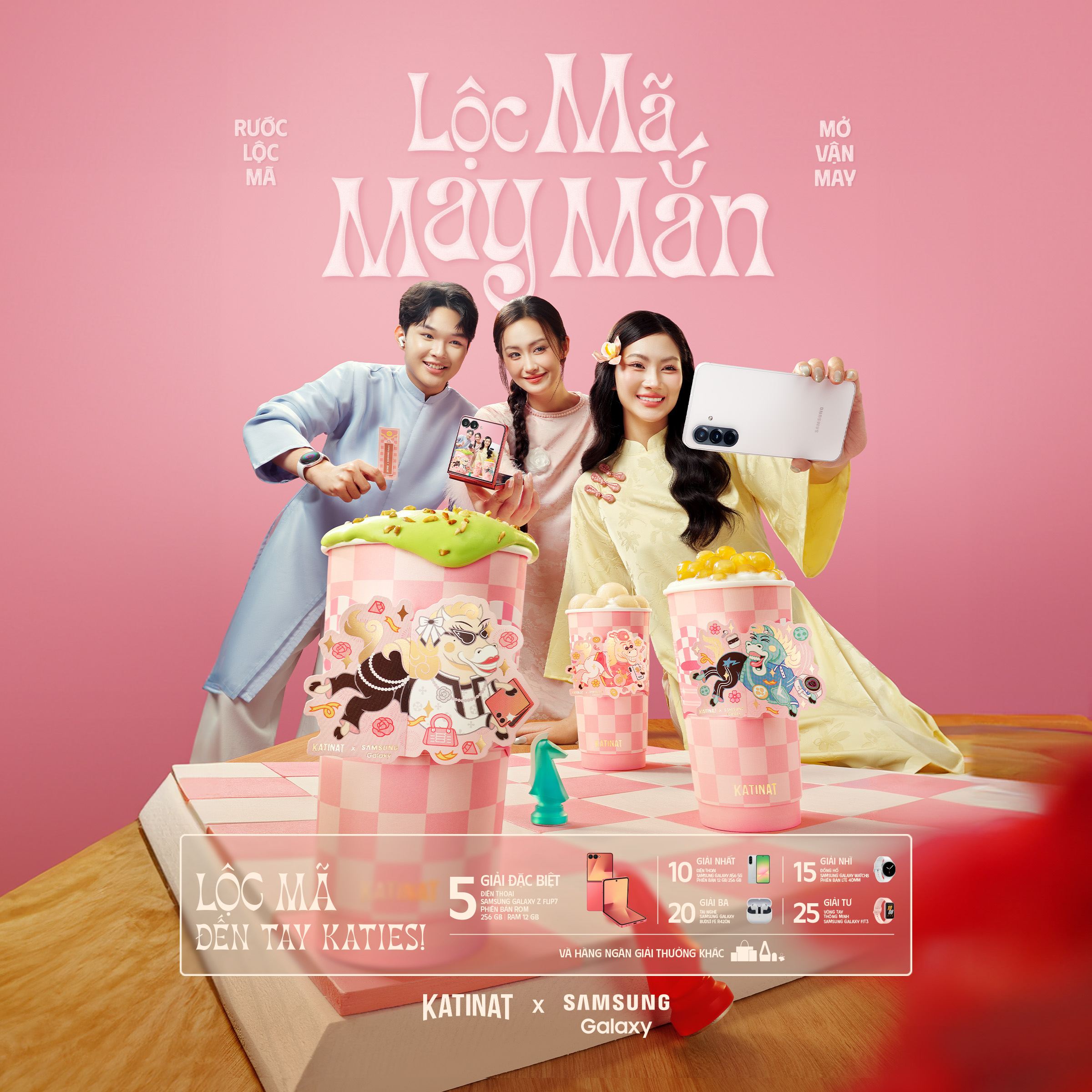 KATINAT LỘC MÃ MAY MẮN –RƯỚC LỘC MÃ – MỞ VẬN MAY